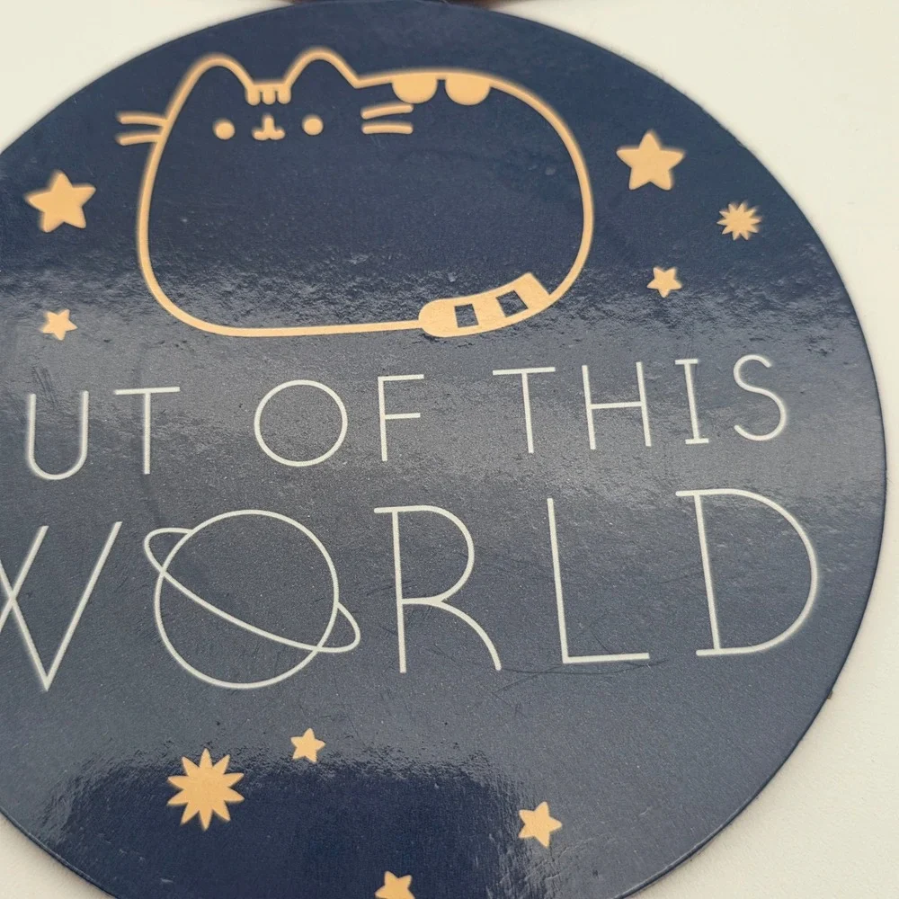 Pusheen Box Coaster Set Cork Navy  Celestial Space Out Of This World‎ Exclusive